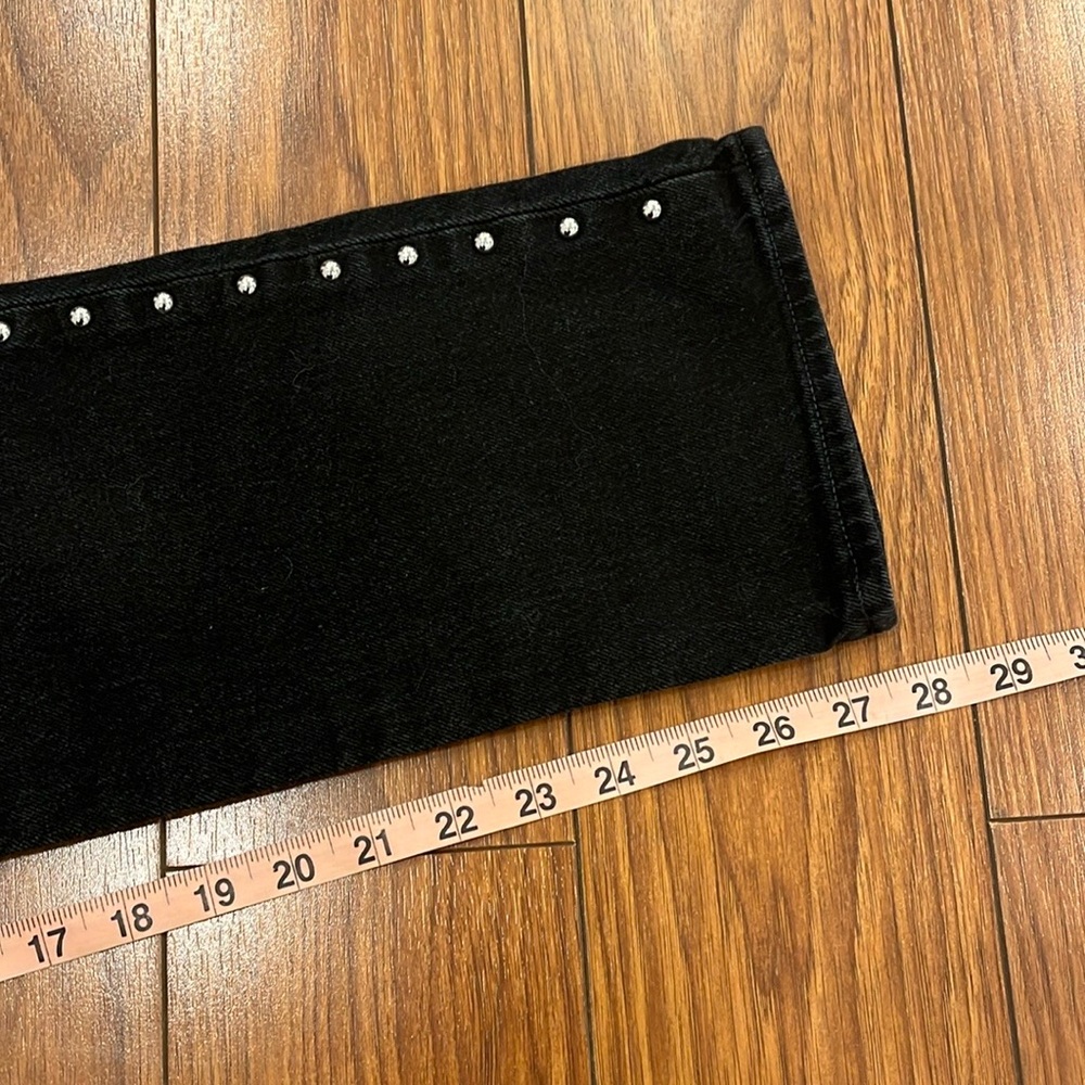 GAP 90s High Rise Black Studded Jeans - Picture 14 of 15